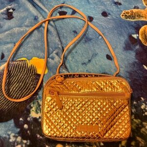 Small rose gold vera Bradley purse